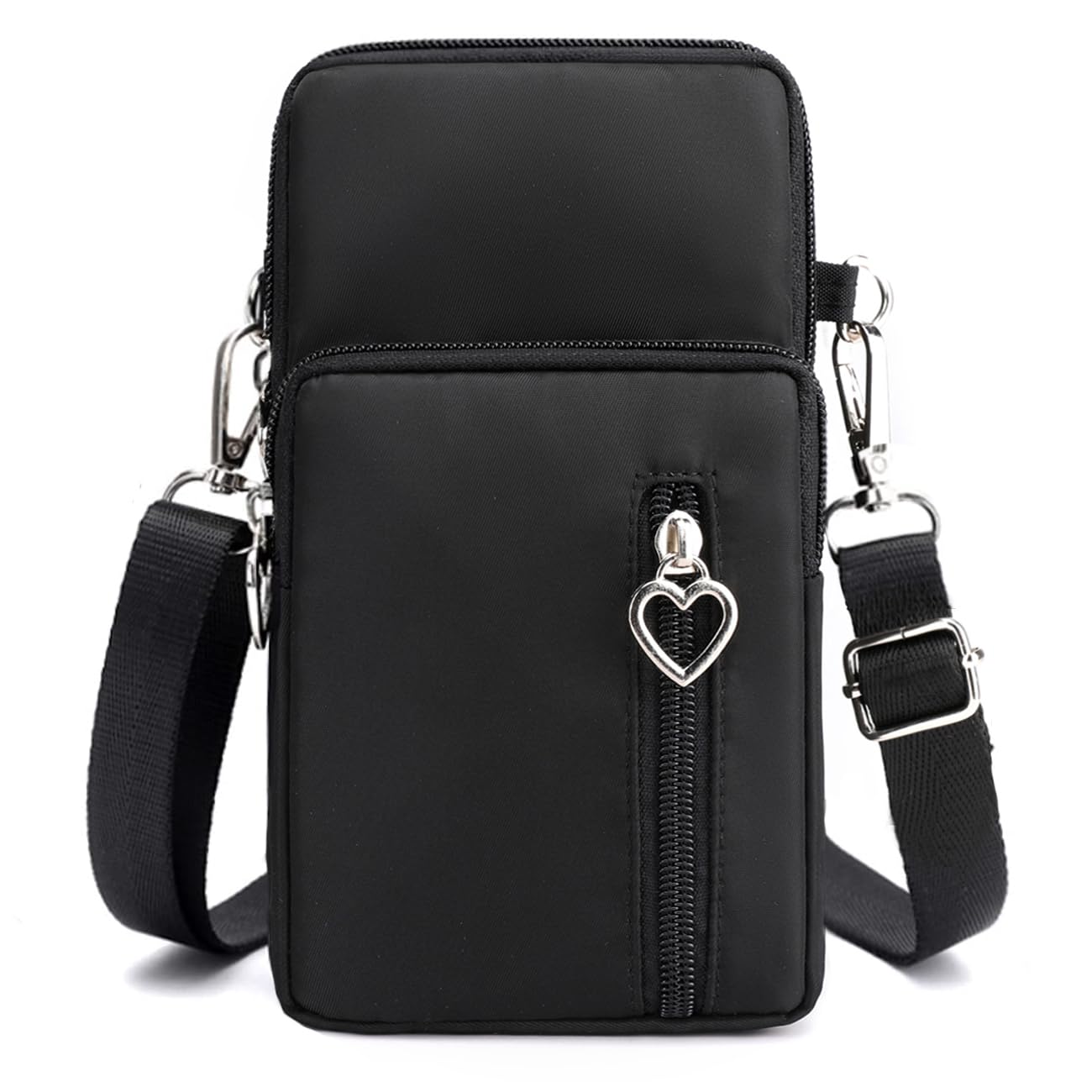 JANKS Small Crossbody Bag for Women - Mini Phone Purses with Crossbody Strap and Wallet - Nylon Arm Bag